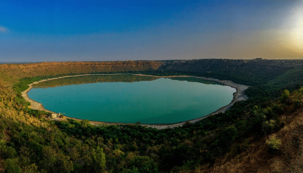 Lonar crater lake in Buldhana 